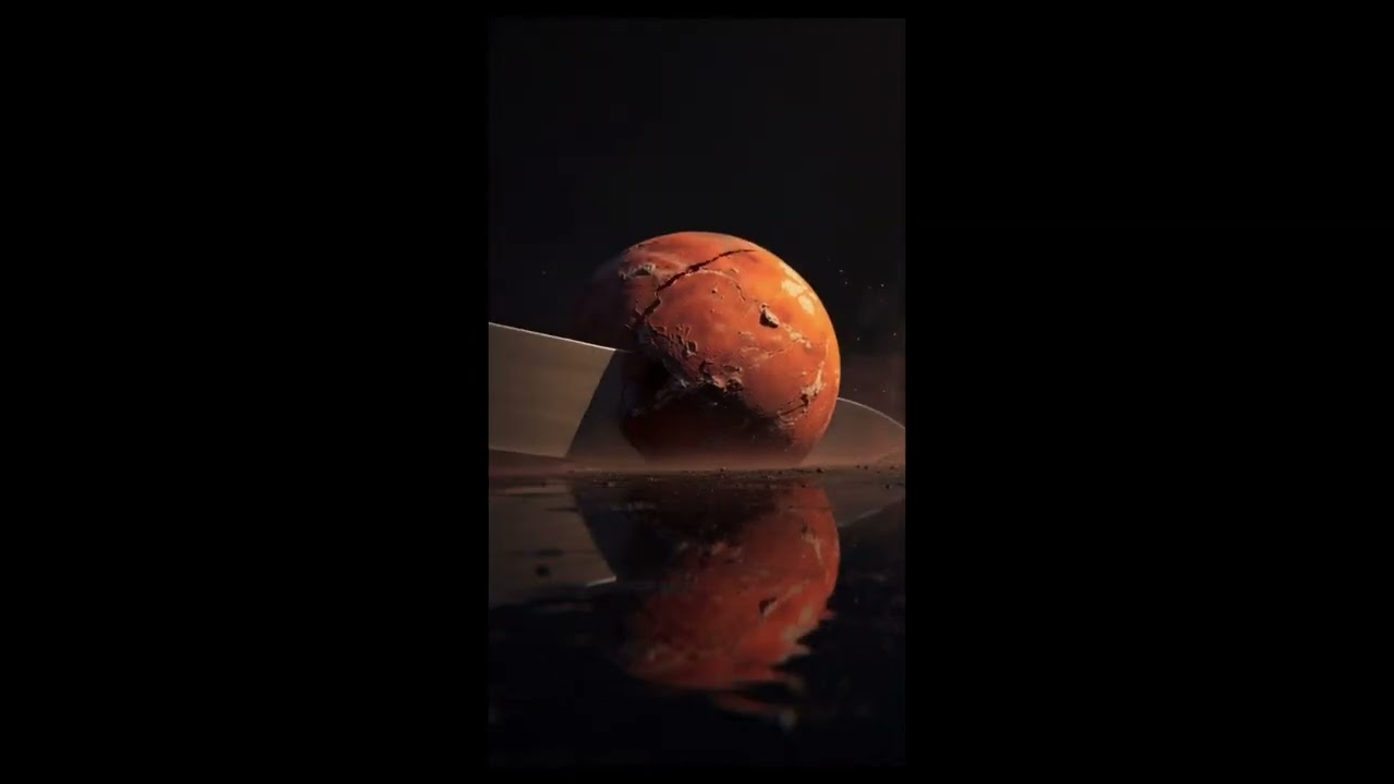 “Satisfying ASMR: Slicing the Planet Mars| AI Realistic Cutting Sounds" 