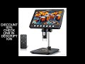 Portable 7" IPS Digital Microscope 1200X Magnification HD USB Professional Electron Microscopios for