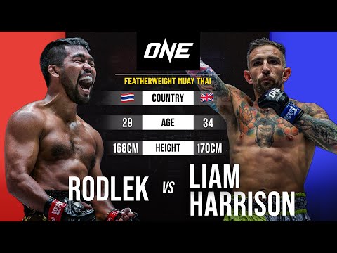 EPIC MUAY THAI WAR 🔥 |  Rodlek vs. Liam Harrison | Full Fight Replay