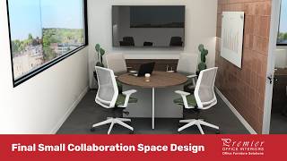 Small Collaboration Space Ideas for Modern Offices | Layouts, 3D Renderings & Space Planning