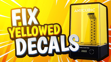 How To: Fix/Restore Yellowed Model Kit Decals