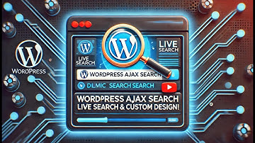 WordPress AJAX Search with Custom Search Page Design | Live Search Tutorial 2025