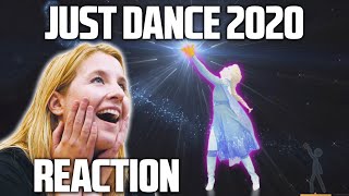 JUST DANCE 2020 REACTION! Disney's FROZEN 2 ❄️ INTO THE UNKNOWN