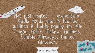 Why Addis Is Winning Aero Axis Link Is East Africas Only Dedicated Aviation Cargo Channel.
