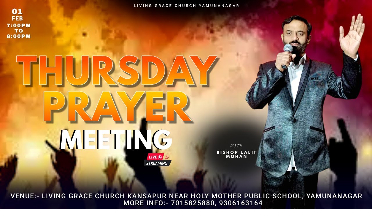TODAY THURSDAY PRAYER MEETING LIVE🔴 | 