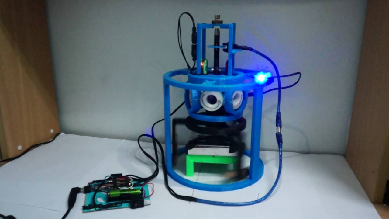 磁懸浮飛輪電池 Flywheel battery demo YouTube