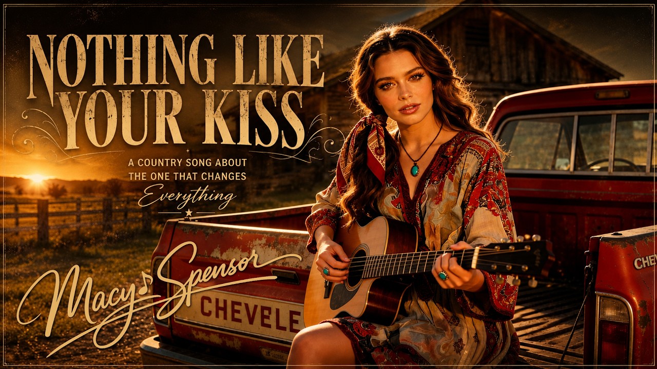 NOTHING LIKE YOUR KISS ❤️ Lyric video | Macy Spensor | Original Country Song