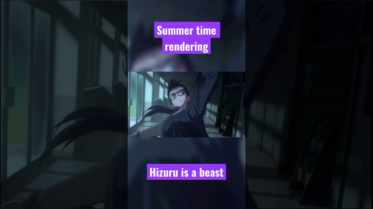 Hizuru school fight scene | summer time rendering 