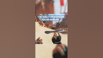 They FINALLY Gave Wraith Some Heirloom Animations