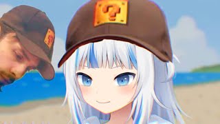 Gura Makes a Reference to Vinesauce Vinny - Gawr Gura
