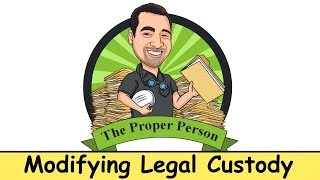 High Conflict Child Custody: Modifying Legal Custody