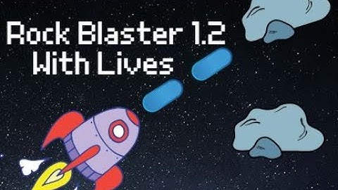 Scratch Tutorial |  Rock Blaster 1.2 with lives | Scratch Easy Beginner Tutorial
