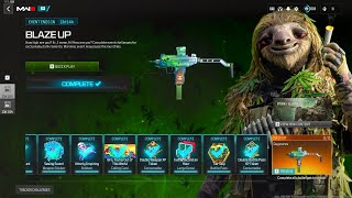 HOW TO GET ALL BLAZE UP EVENT REWARDS FAST! (FREE Daymares Animated Blueprint &) - Modern Warfare 3 screenshot 4