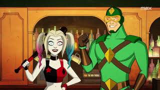 Harley Quin "promotes" Kite Man: Hell Yeah