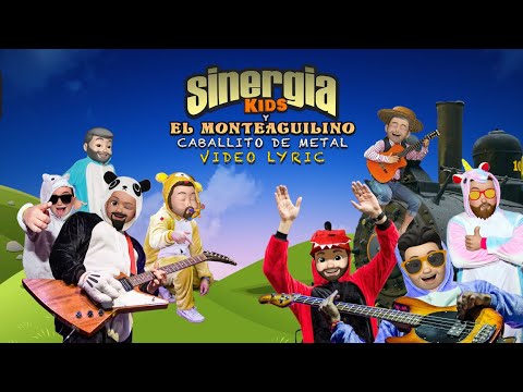 Sinergia y El Monteaguilino - Caballito de Metal (Kids) (Lyric Video)