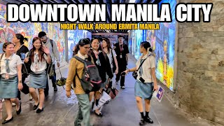 Details DOWNTOWN MANILA CITY | RAINY WALK AT NIGHT AROUND ERMITA MANILA PHILIPPINES[4K] News