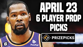 NBA PRIZEPICKS TODAY | 6 BEST PROP PICKS | TUESDAY | 4/23/2024 | BEST PROPS | NBA BETTING |