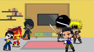 B.A.F House react to ￼ Afro samurai￼