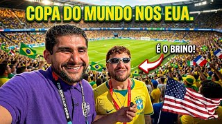 ENCONTREI BRASILEIROS NA COPA NOS EUA E MOSTREI O QUE A TV NÃO MOSTRA ! 