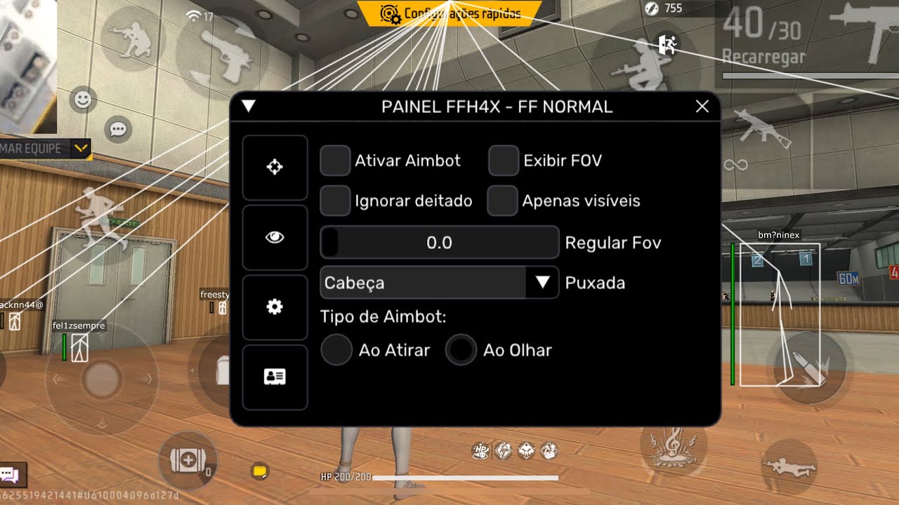 NEW PAINEL MOD MENU WALI XITS FFH4X FF XIT GRATIS PARA ANDROID IOS ANT BAN HACK LINK MEDIAFIRE !!