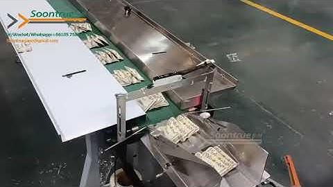 Automatic servo control Multi small bags flow pack machine flow packaging machine