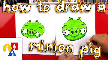 How To Draw A Minion Pig From Angry Birds