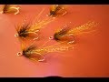 Tying Glo bright Cascade { salmon fly}