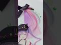 ホロライブ常闇トワ💜ヘアカラーレシピ♡   #ホロライブ #常闇トワ #shorts thumbnail
