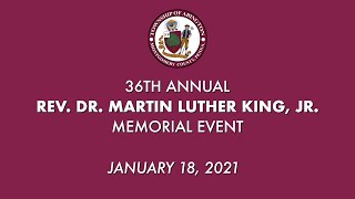 36th Annual Dr. Martin Luther King, Jr. Memorial Service