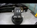 ピレリ　Ｐ　ＺＥＲＯ　タイヤ交換