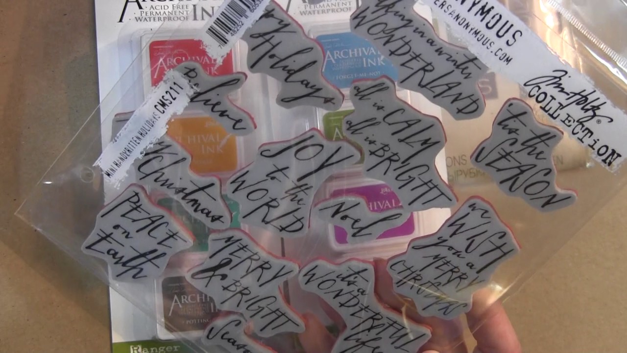 NEW Stamps, Mini Archival Ink Pads and Tim Holtz Paper Dolls for SALE!!