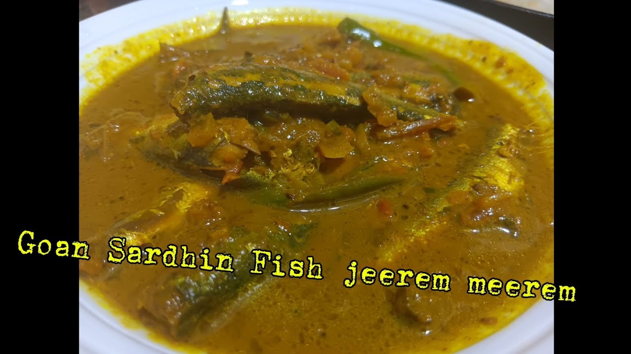 Goan Sardhin Fish jeerem meerem | Goan Recipe | Goan  Food 