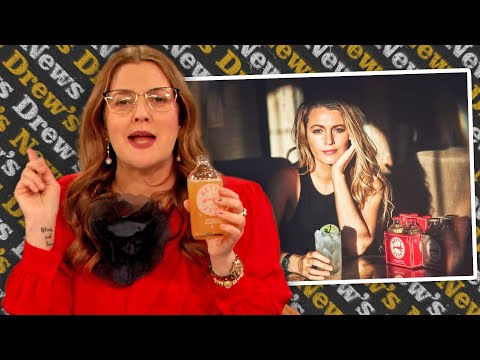 Drew Taste Tests Blake Lively's New Drink Line! | Drew's Little Yellow Book