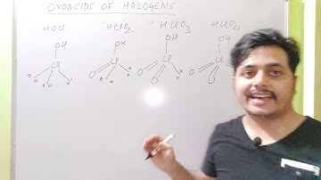 Class 12|| p-block||oxoacids of halogens
