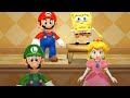 Mario Party 9 Step It Up - Mario vs. Luigi vs. Peach vs. Daisy (Master CPU)