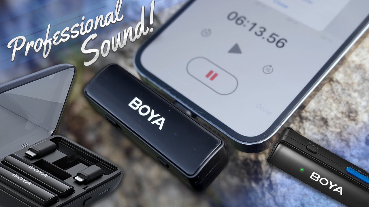 Boya BOYALINK Draadloze Lavaliermicrofoon – 2,4 GHz, 2 Zenders + 1 Ontvanger, 100m Bereik, Ruisonderdrukking, USB-C/Lightning/3,5mm – Voor Vlog, Podcast, Livestream
