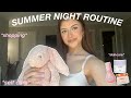 MY *PRODUCTIVE* SUMMER NIGHT ROUTINE (self care, shopping &amp; haul, cleaning)