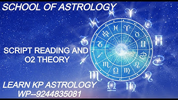 SCRIPT READING AND O2 THEORY