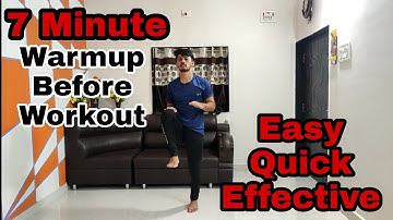 WARM UP ROUTINE BEFORE WORKOUT | Quick And Effective | Rowan Row