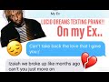 Juice WRLD “LUCID DREAMS” TEXTING PRANK ON EX GIRLFRIEND!! *sad*