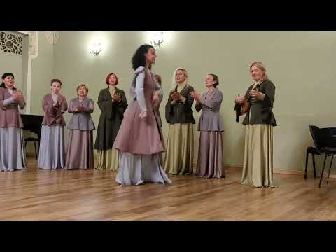 Georgian Folk song and Dance with panduri- Ensemble Bolnela - ანსამბლი ბოლნელა