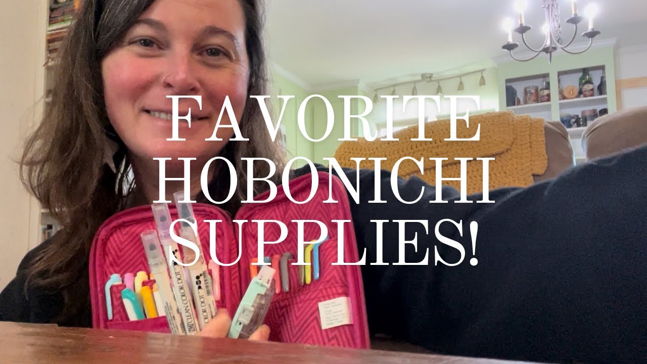 Любимые ручки и вещи, используемые в моем Хобоничи