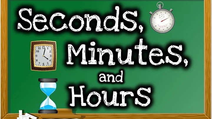 Seconds, Minutes and Hours for Kids | Classroom Video