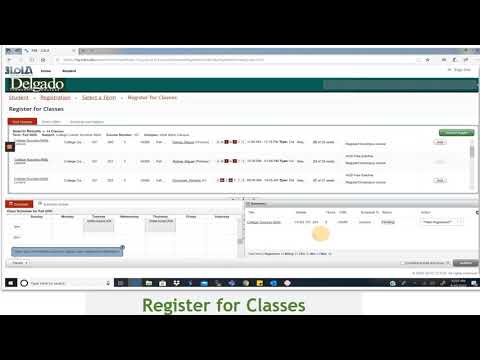 How to register for classes in LoLA