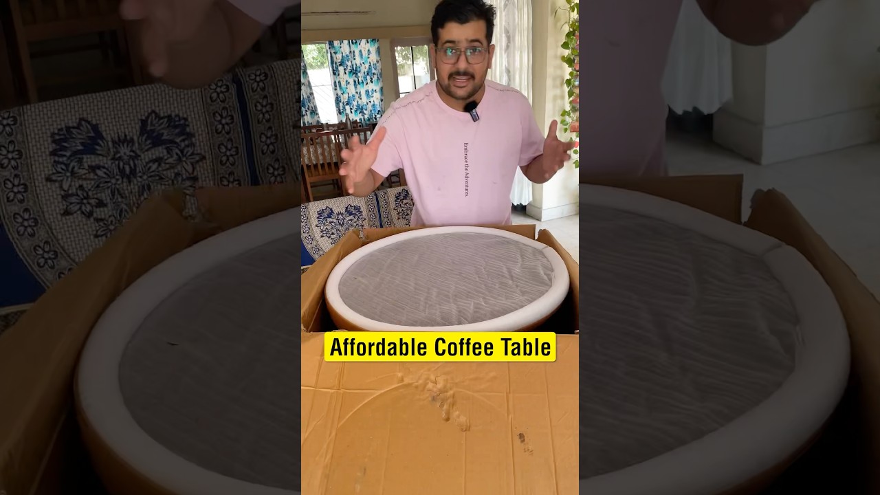 Affordable Wood finish Coffee Table from Amazon amazon table 