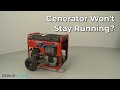 Top Reasons Generator Won&#39;t Stay Running — Generator Troubleshooting