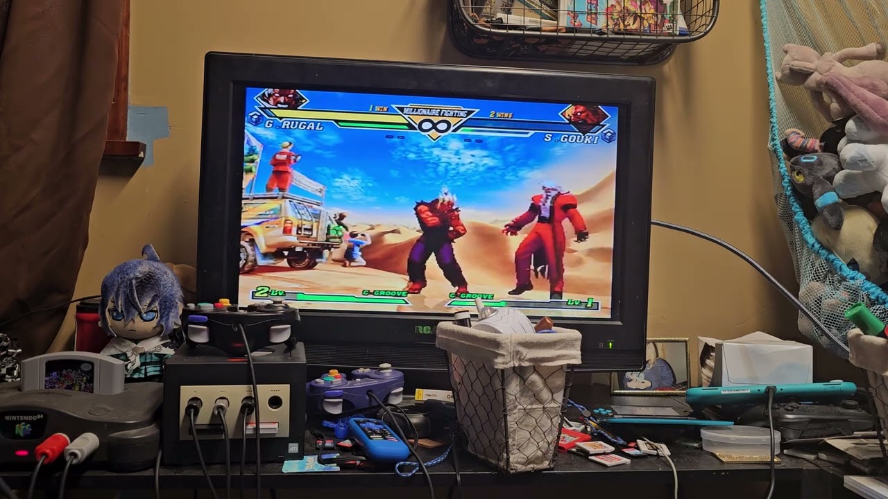 Ryuga VS. Ryantwo | CAPCOM vs. SNK 2: EO Gameplay Duel - HD 