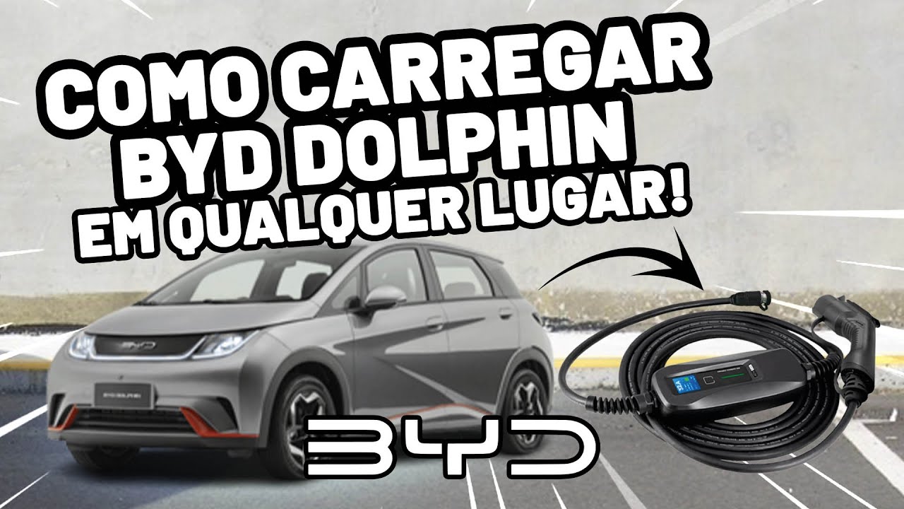 COMO CARREGAR O BYD DOLPHIN EM QUALQUER LUGAR!