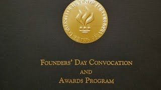 University of the District of Columbia Founders' Day & Awards Program  2014