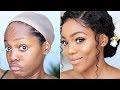 BASIC TO BOMBSHELL: HOW TO DO BRIDAL HAIR & MAKEUP ft Myfirstwig